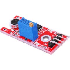 Arduino Ses Algılama Mikrofon Sensör Modülü 4 Pin Kırmızı Board KY-037