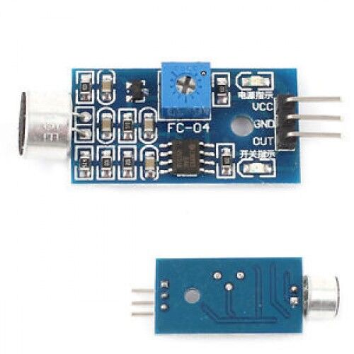 Arduino Ses Sensör Kartı Modülü Mikrofon Sensörü 3 Pin Mavi Board