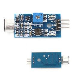 Arduino Ses Sensör Kartı Modülü Mikrofon Sensörü 3 Pin Mavi Board