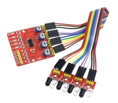 Arduino 4'lü Çizgi İzleyen Sensör Seti 4 Way Tracking Module
