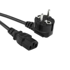 Bilgisayar Kasa Monitör TV Power Kablosu 1 Metre - 3x0,75mm 10A 250V 100cm