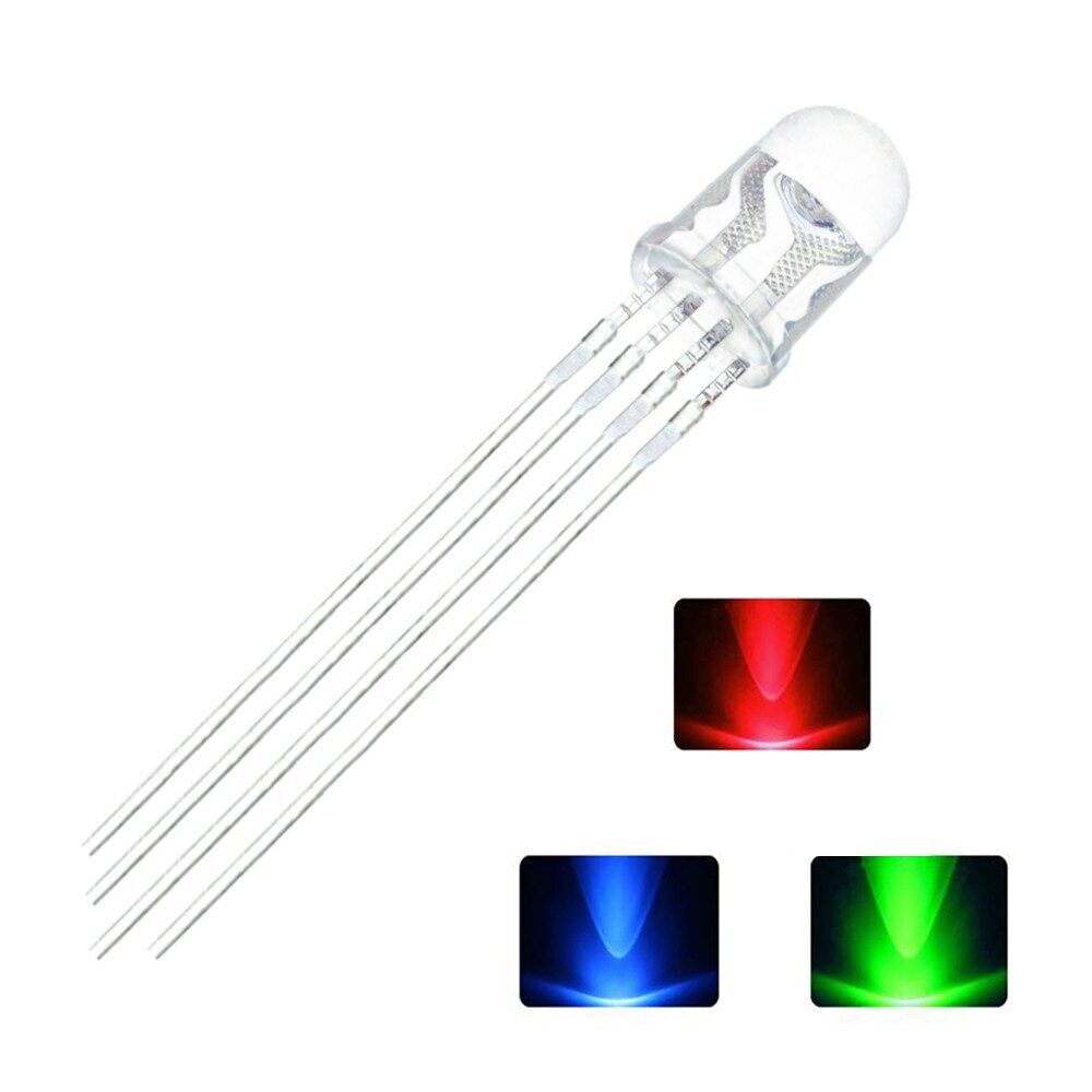 RGB Led 5mm Ortak Katot 4 Pin