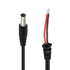 Arduino ve Modem Soketine Uygun Duvar Tipi Jacklı DC Adaptör Kablosu - 1 Metre