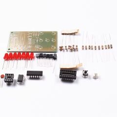 DC 5V Elektronik Zar CD4017 NE555 5mm LED Hobi Devresi DIY Lehimleme Kiti - Demonte(Montesiz)