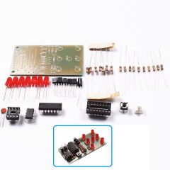 DC 5V Elektronik Zar CD4017 NE555 5mm LED Hobi Devresi DIY Lehimleme Kiti - Demonte(Montesiz)