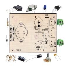 0-30V 1.5A Ayarlı Güç Kaynağı Devresi AC Giriş DC Çıkış - Demonte(Montesiz)