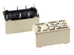 V23042-A2003-B201 (12V) Siemens Mini Röle Çift Kontak 8 Pin