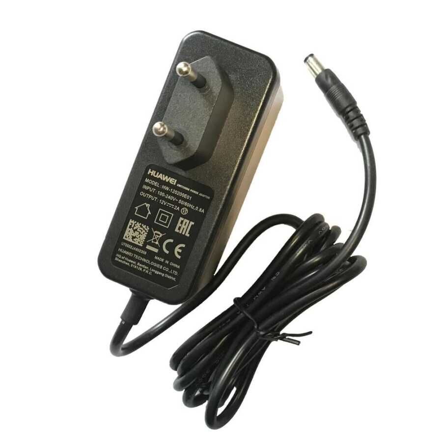 Huawei 12V 2A Modem ve Arduino Uyumlu Plastik Kasa Priz Tipi Adaptör HW-120200E01