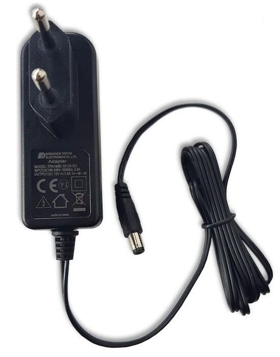 12V 1.5A Modem ve Arduino Uyumlu Plastik Kasa Priz Tipi Adaptör TPA158K-18120-EU