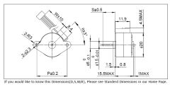 NMB PM20S-020 Step Motor 12v