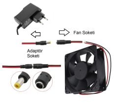 Adaptörlü Fanı Soketli Elektrik Deney Seti - Öğrenci Elektrik Devresi