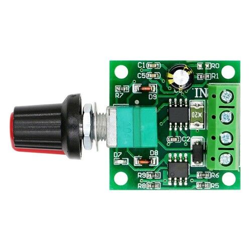 DC 1.8-12V 2A Pwm Motor Hız Kontrol Kartı Tek Yönlü