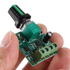 DC 1.8-12V 2A Pwm Motor Hız Kontrol Kartı Tek Yönlü