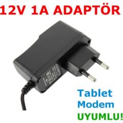 Arduino 12V 1A Modem Kuluçka Adaptörü