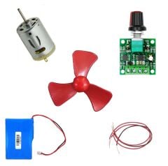Hız Ayarlı Motor Pervane Elektrik Deney Seti - Öğrenci Elektrik Devresi