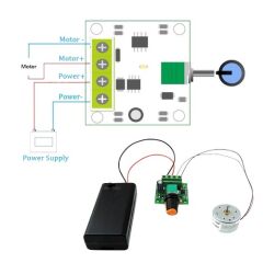Hız, Parlaklık ve Ses Şiddeti Ayarlı Motor Lamba Buzzer Öğrenci Deney Seti