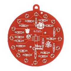 DC 3V LED Işıklı Yılbaşı Ağacı Dekorasyon NE555 Hobi Devresi DIY Lehimleme Kiti - Demonte(Montesiz)