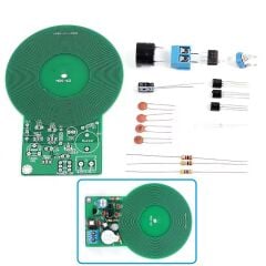 DC 3-5V Metal Dedektör 60mm Temassız Sensör Hobi Devresi DIY Lehimleme Kiti - Demonte(Montesiz)