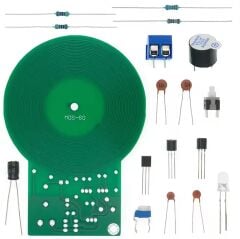 DC 3-5V Metal Dedektör 60mm Temassız Sensör Hobi Devresi DIY Lehimleme Kiti - Demonte(Montesiz)