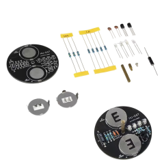 DC 6V LED Dönen Gyro Yanıp Sönen Işıklar Hobi Devresi DIY Lehimleme Kiti - Demonte(Montesiz)