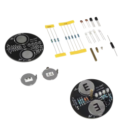 DC 6V LED Dönen Gyro Yanıp Sönen Işıklar Hobi Devresi DIY Lehimleme Kiti - Demonte(Montesiz)
