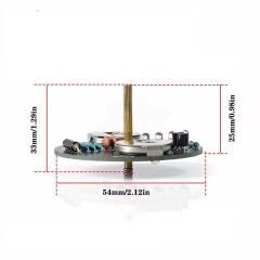 DC 6V LED Dönen Gyro Yanıp Sönen Işıklar Hobi Devresi DIY Lehimleme Kiti - Demonte(Montesiz)