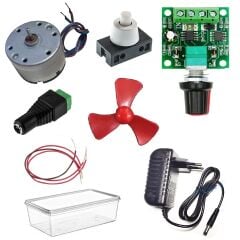 Kutulu 3 in 1 Basit Motor Deney Seti (3 Devre) - Öğrenci Elektrik Devresi