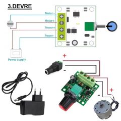 Kutulu 3 in 1 Basit Motor Deney Seti (3 Devre) - Öğrenci Elektrik Devresi