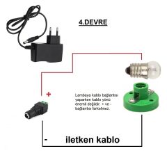 Kutulu 6 in 1 Motor ve Lamba Deney Seti (6 Devre) - Öğrenci Elektrik Devresi