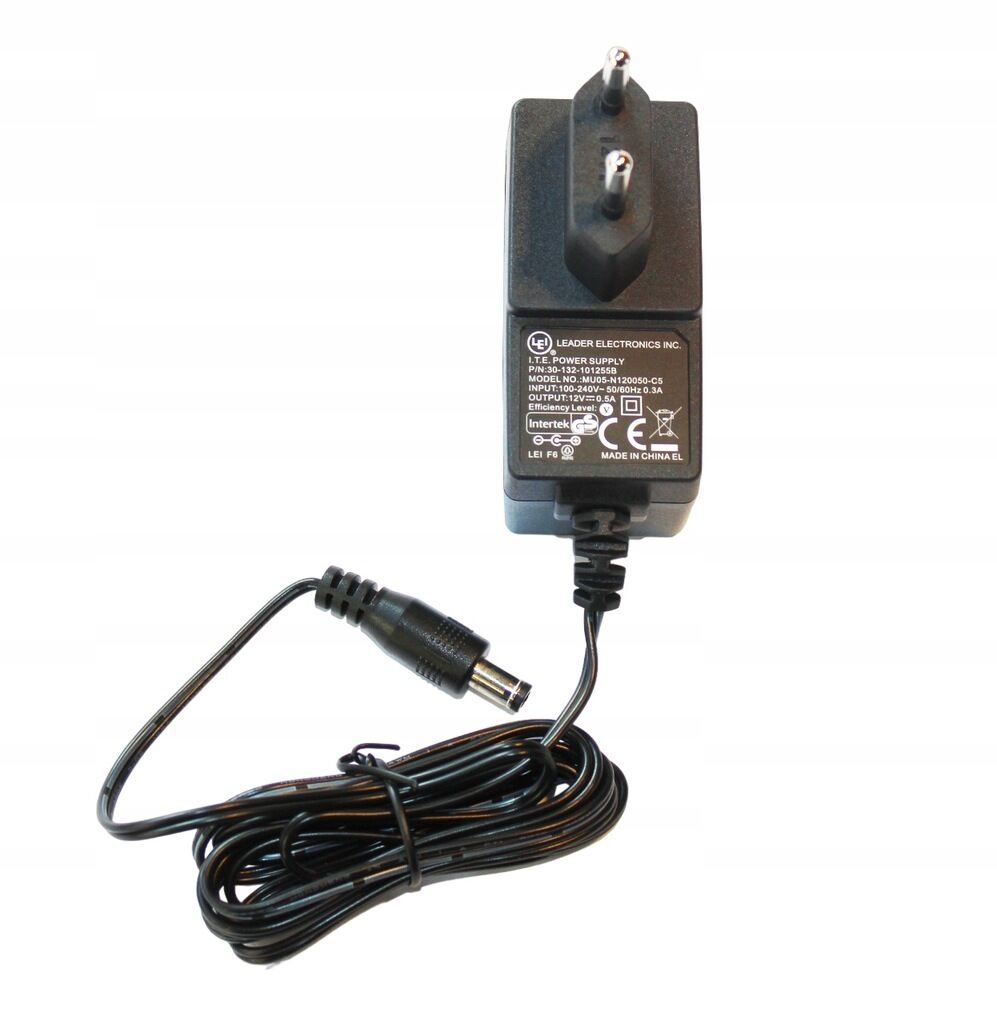 MU05-N120050-C5 12V 0.5A Modem ve Arduino Uyumlu Plastik Kasa Priz Tipi Adaptör