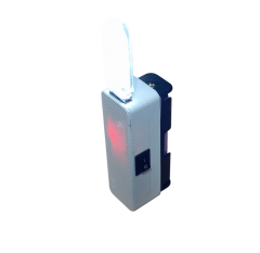 Mini Powerbank Tek Hücreli 18650 Li-Ion 3.7V Pil Type-C ile Şarj ve Mini USB Led Lamba