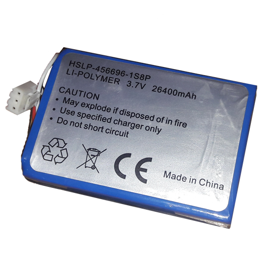 3.7v 26400mAh 40C (97.68Wh) Li-Polymer Batarya Pil - HSLP-456696-1S8P