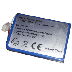 3.7v 26400mAh 40C (97.68Wh) Li-Polymer Batarya Pil - HSLP-456696-1S8P