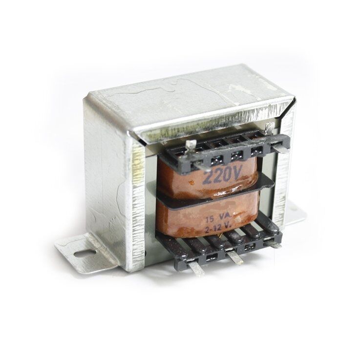 Açık Tip Sarım Trafo 15W 2x12V - 6cm x 5cm x 5cm