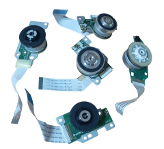 5 Adet Hall Effect Sensörlü Farklı Tip Fırçasız DVD/CD-Rom Motoru Flex Kablolu