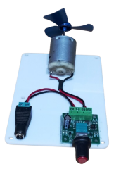 Pervaneli Motor Hızı Ayarlanabilen Adaptörlü Öğrenci Deney Devresi