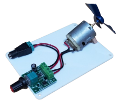 Pervaneli Motor Hızı Ayarlanabilen Adaptörlü Öğrenci Deney Devresi