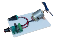 Pervaneli Motor Hızı Ayarlanabilen Adaptörlü Öğrenci Deney Devresi