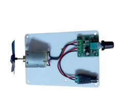 Pervaneli Motor Hızı Ayarlanabilen Adaptörlü Öğrenci Deney Devresi