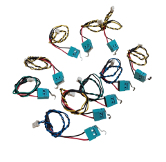 20cm Kablolu Soketli Limit Switch Basıldığında İletimi Kesen İki Uçlu Sınır Anahtarı 2A 125VAC - 10 Adet
