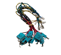 20cm Kablolu Soketli Limit Switch Basıldığında İletimi Kesen İki Uçlu Sınır Anahtarı 2A 125VAC - 10 Adet