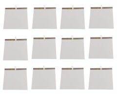 12 Adet DC 3V Led Lamba Panel Beyaz Işık Aydınlatma Okul Elektrik Deney Seti Ampulü