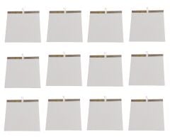 12 Adet DC 3V Led Lamba Panel Beyaz Işık Aydınlatma Okul Elektrik Deney Seti Ampulü