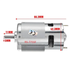 18V Akülü Şarjlı Matkap Motoru RS-775SF