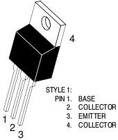 BDX53C - 8A 100 V NPN Power Darlington Transistor
