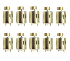 10 Adet DC 3V 5V Okul Deney Seti Elektrik Kuvvetli Titreşim Motoru