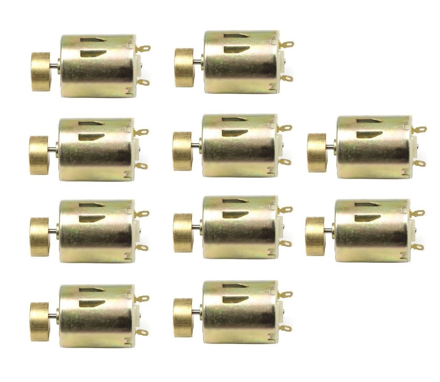 10 Adet DC 3V 5V Okul Deney Seti Elektrik Kuvvetli Titreşim Motoru