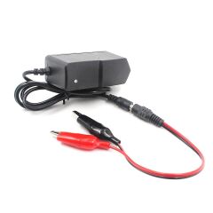 12W DC 12V 1000mA Kurşun Asit Kuru Akü Şarj Adaptörü Akü Takviye Cihazı Soketli Krokodilli