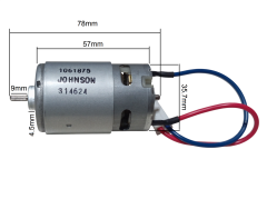 Johnson 1061875 RS-550 Yüksek Torklu DC Şarjlı Matkap Daire Testere Motoru 12V 18V 21V Rulmanlı
