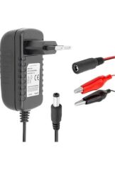 DC 12V 1A Priz Tipi Adaptör Soketli Krokodilli Öğrenci Deneylerine Uygun Güç Besleme Cihazı